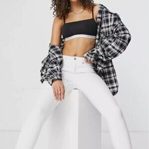 Calvin Klein Jeans White High Rise Skinny Jeans